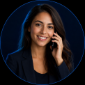 Spanish speaker in a voice call